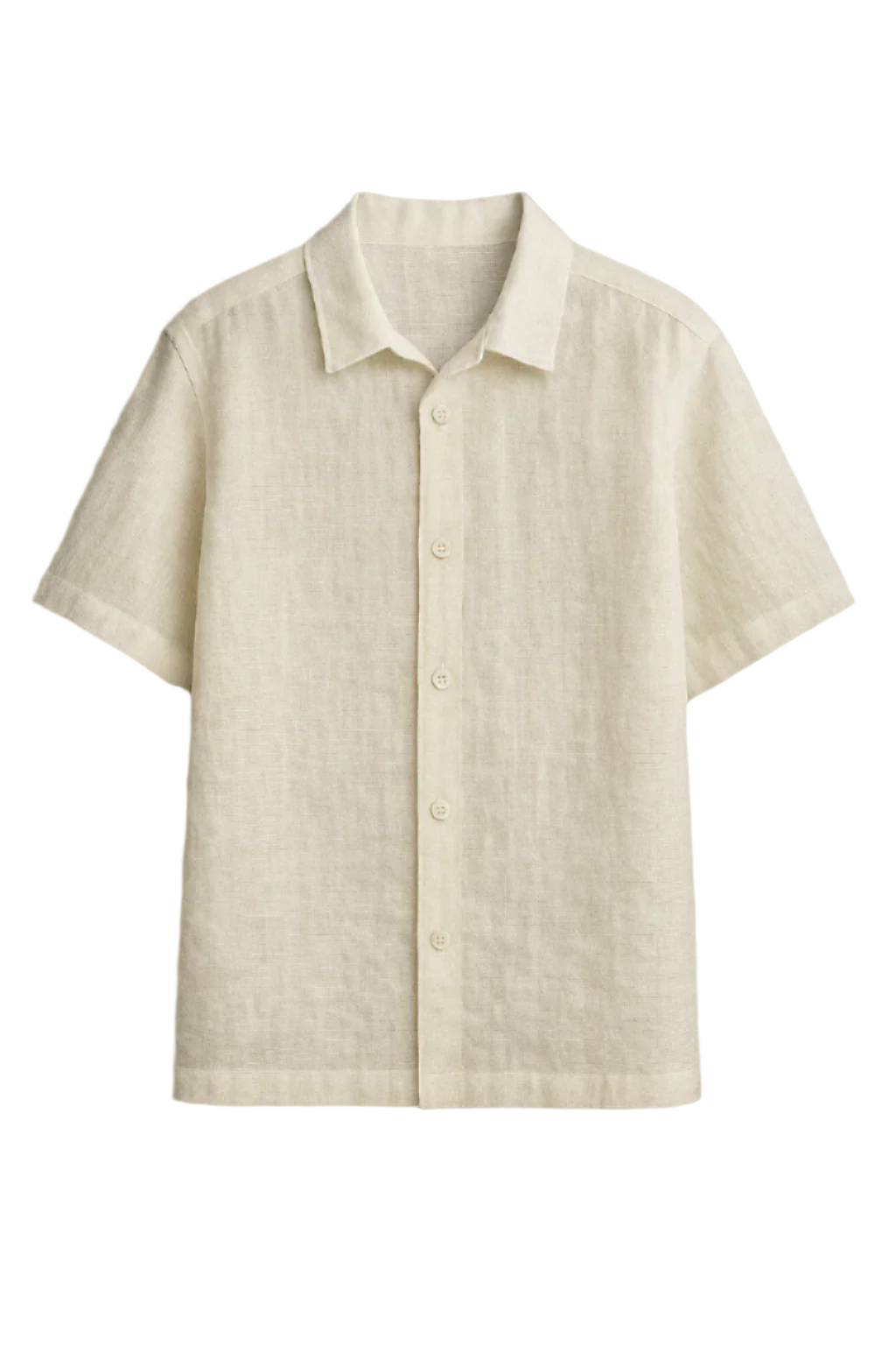 White Linen Oversized Fit Shirt – Breathable & Beach-Ready