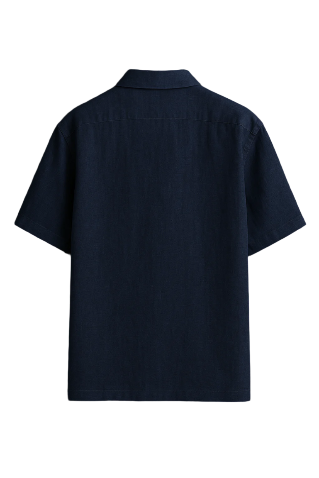 Navy Blue Linen Oversized Fit Shirt – Cool & Contemporary