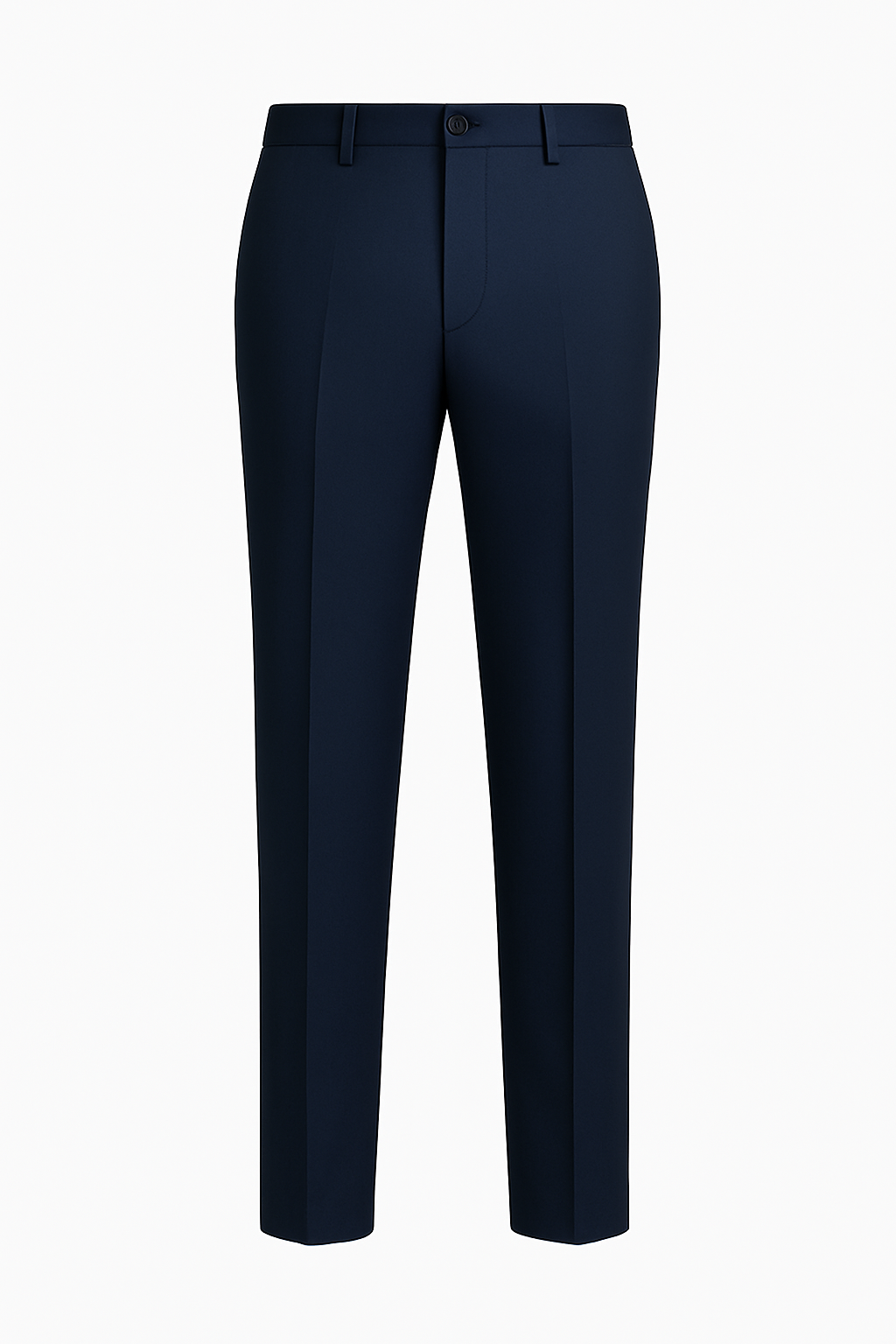 Navy Blue Formal Trousers – Lycra Stretch & Polyester Blend