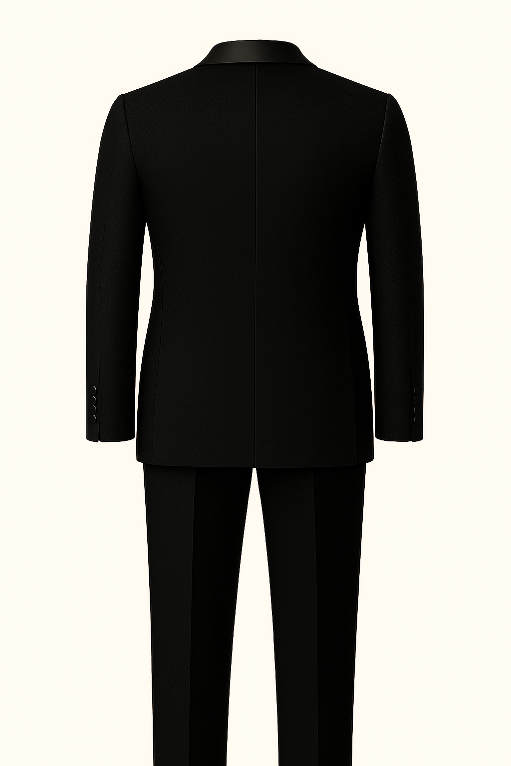 Jet Black Armani Tuxedo with Satin Shawl Lapel