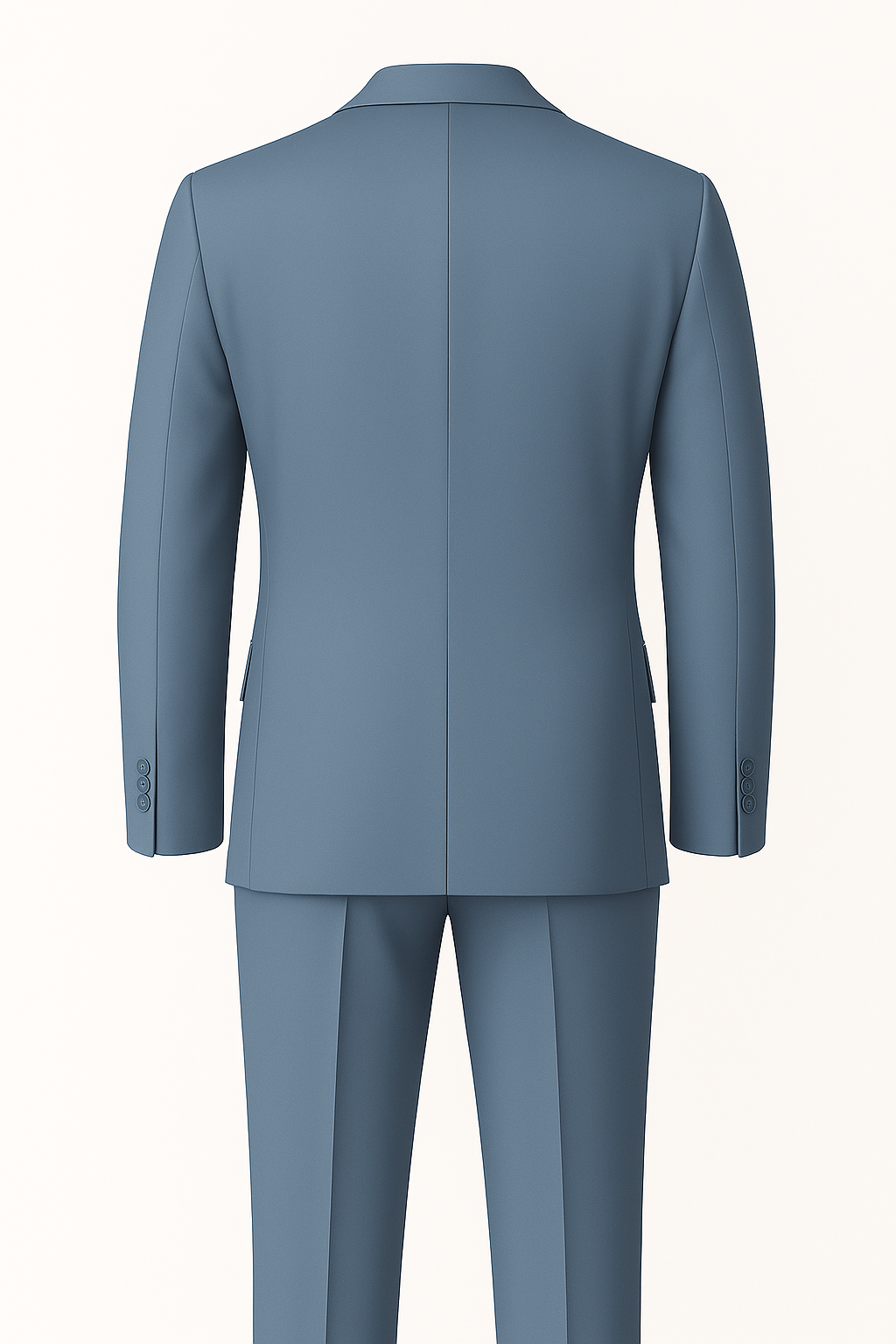 Armani Ice Blue Stretch Suit – Notch Lapel Edition