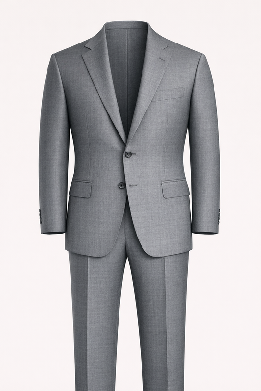 Grey Suit in South Australian Merino Wool