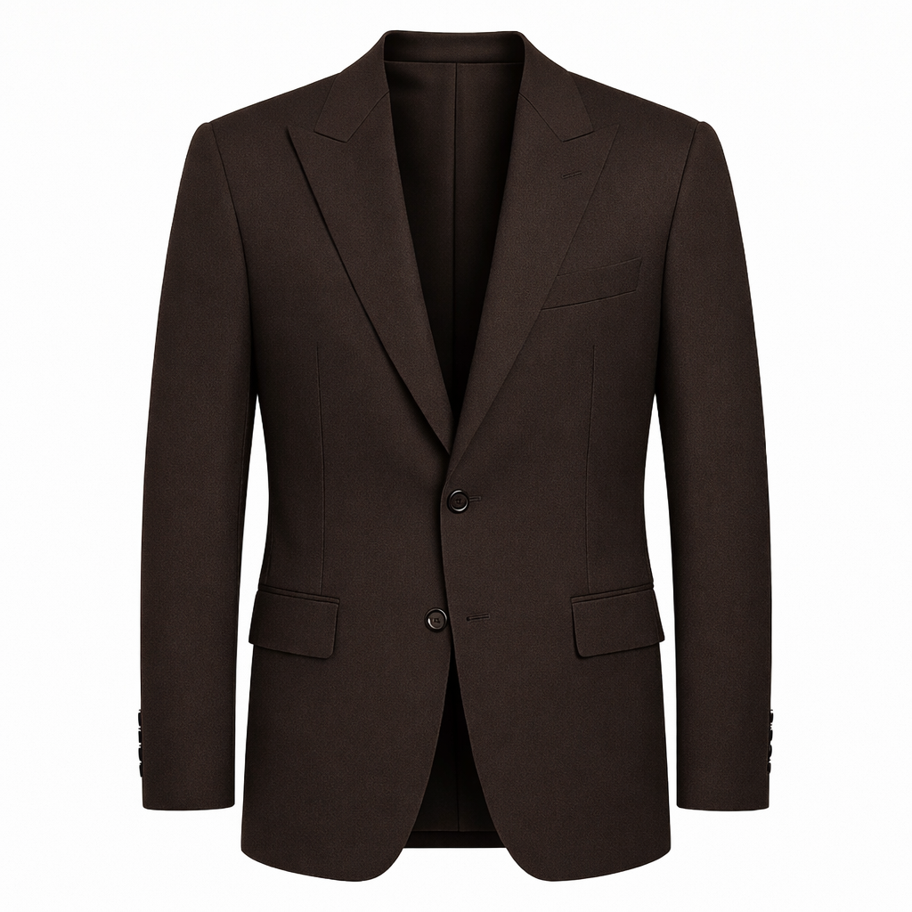 Brown Premium Terrywool Blazer