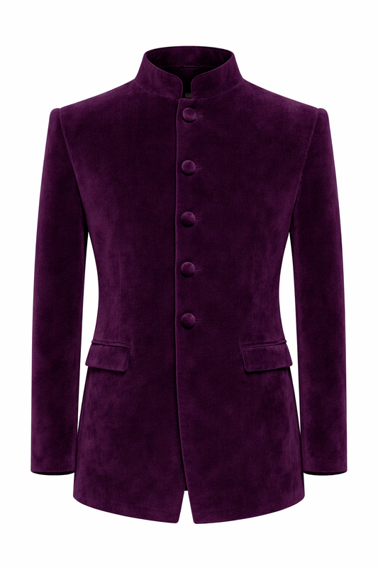 Luxury Velvet Bandhgala