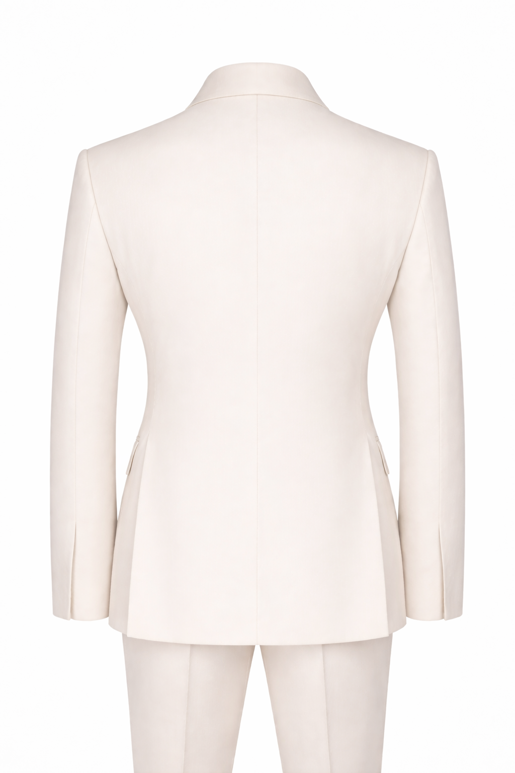 Ivory Designer Tuxedo in Premium Armani Fabric with Gold Embroidery – Luxury Wedding & Reception Suit for Men
