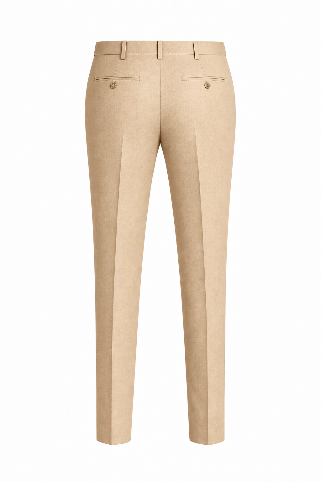 Beige Italian TR Fabric Trouser