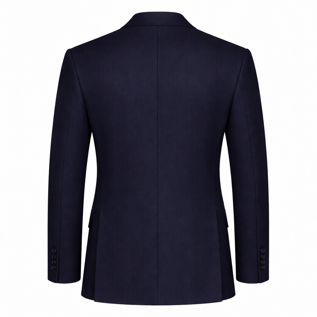 Navy Blue Premium Terrywool Blazer