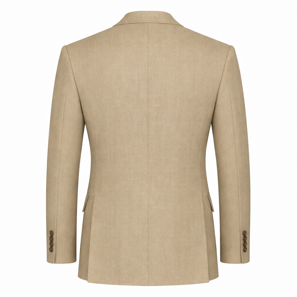 Beige Premium Terrywool Blazer