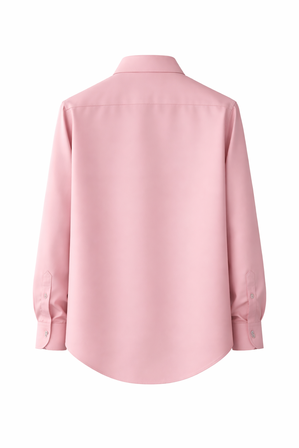 Pink Regular-Collar Armani Fabric Shirt