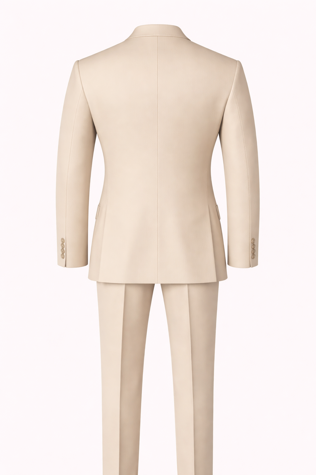 Armani Light Beige Stretch Suit – Notch Lapel